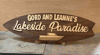 Surfboard Sign Memories Made Custom