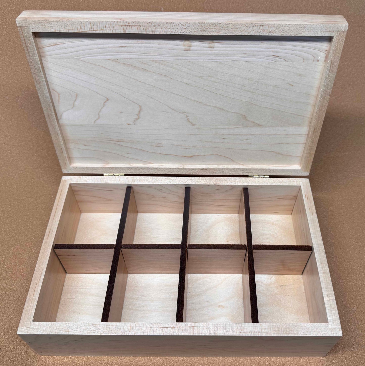 Heirloom Quality Custom Engraved Canadian Maple Tea Box | Made in Canada