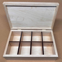 Heirloom Quality Custom Engraved Canadian Maple Tea Box | Made in Canada