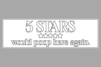 The Chunker 3D Shelf/Table Sign - 5 Stars - Would poop here again Memories Made Custom