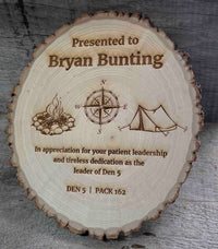 Tree Slice Plaque Memories Made Custom