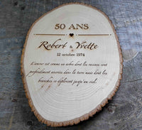 Tree Slice Plaque Memories Made Custom
