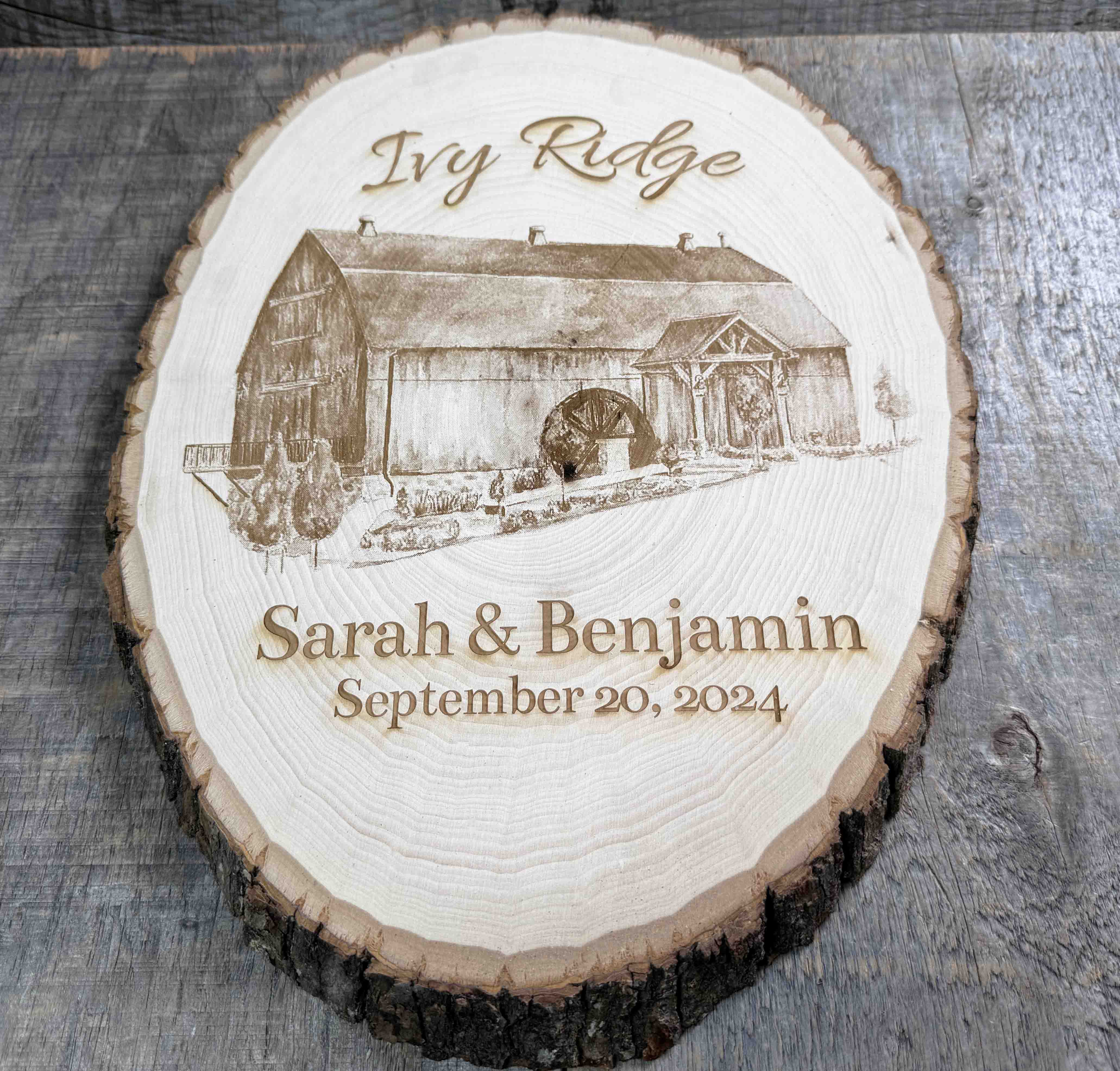 Tree Slice Plaque