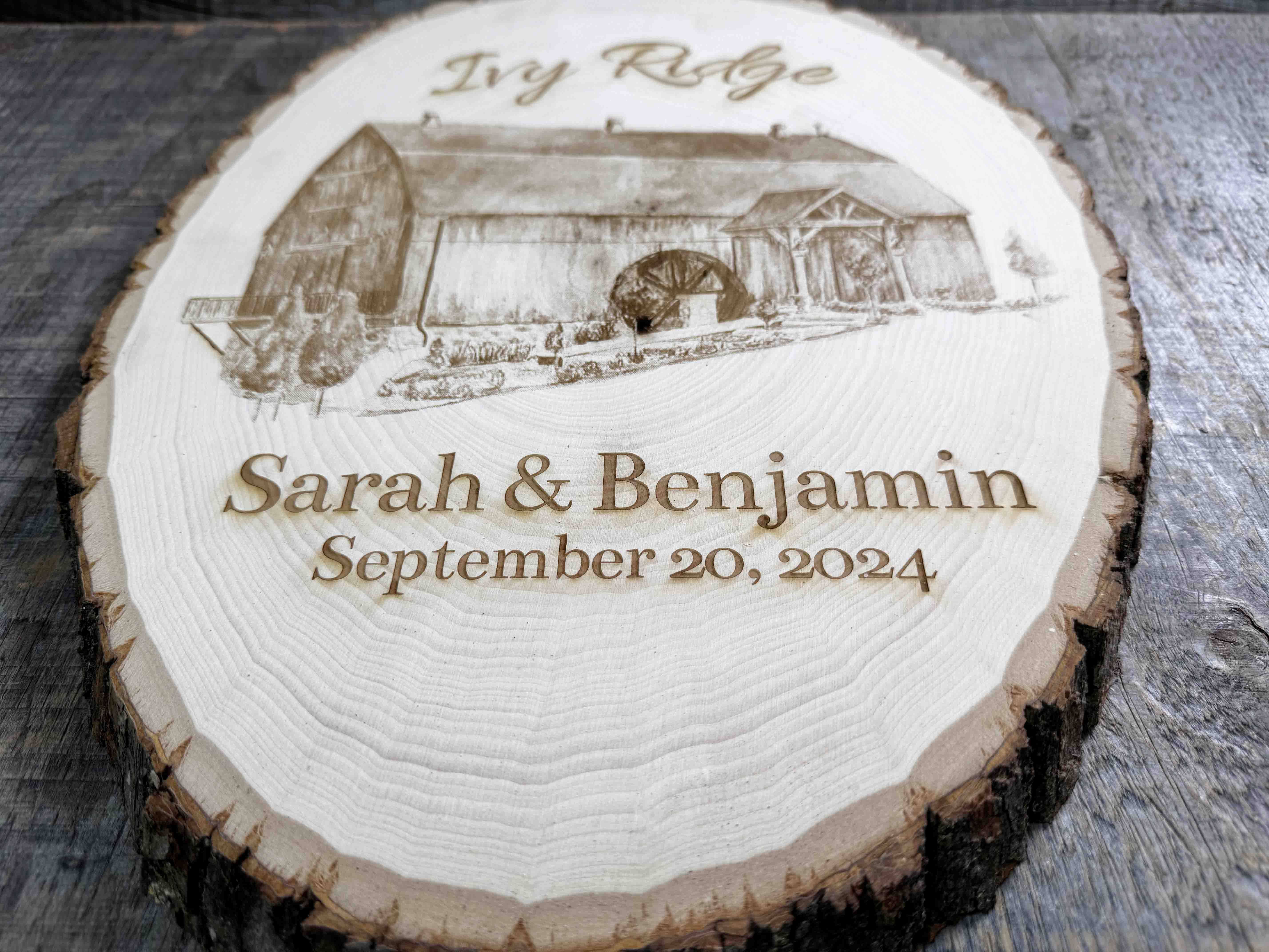 Tree Slice Plaque