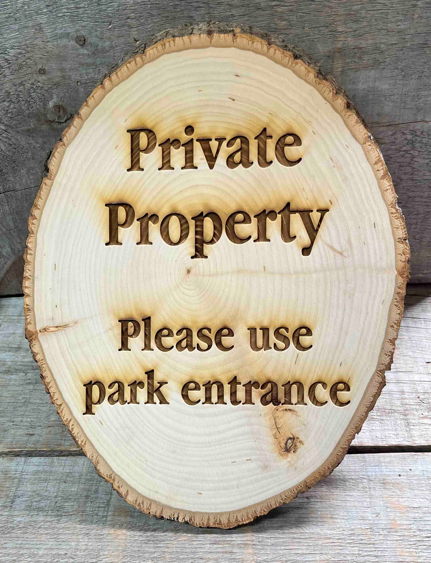 Tree Slice Plaque Memories Made Custom