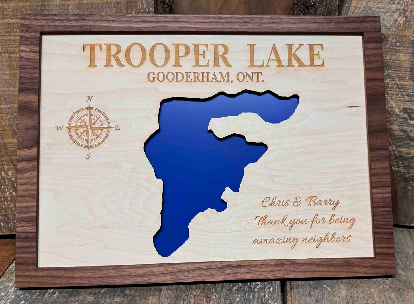 Custom Lake Signs - Memories Made Custom
