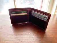 Wallet Bi-Fold Premium Leather Engraved With Inner Slots for Cards Memories Made Custom