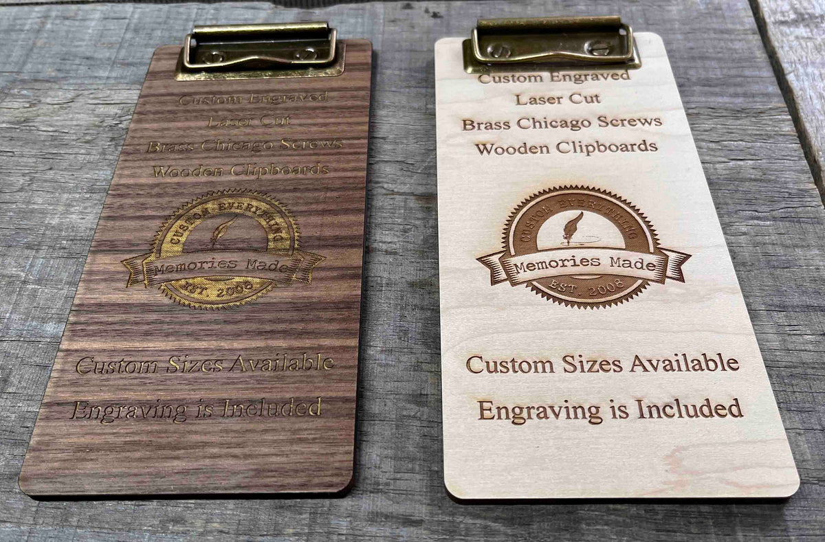 Wooden Clipboard Memories Made Custom