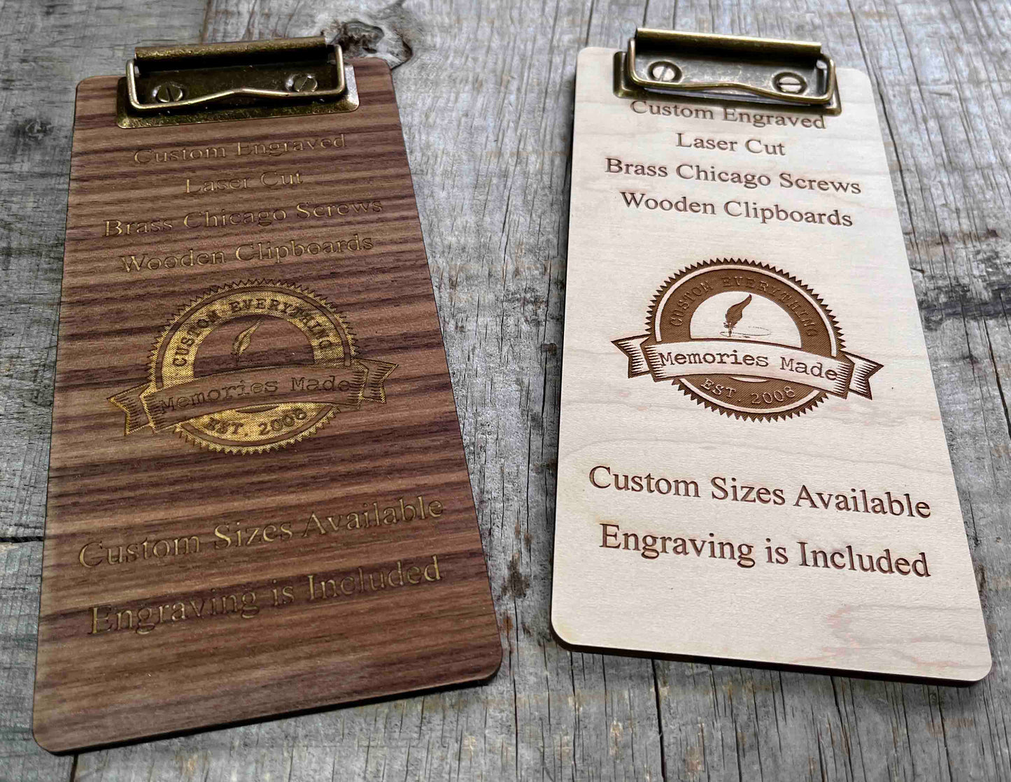 Wooden Clipboard