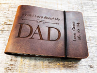 What I love About Mom/Dad - Fill in the Blank Book Memories Made Custom