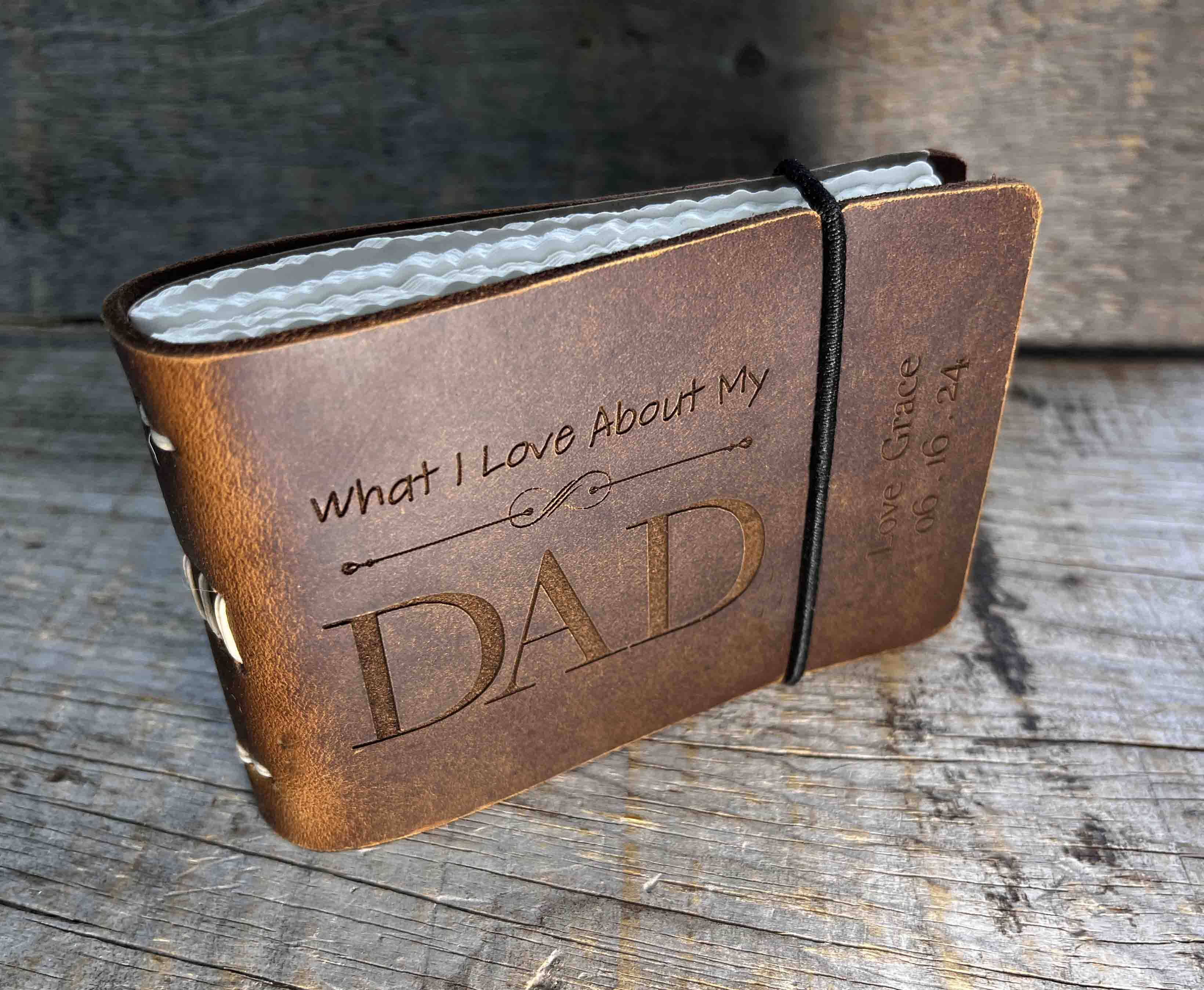 What I love About Dad - Fill in the Blank Book