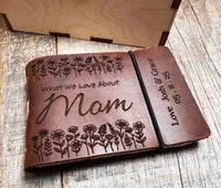 What I love About Mom/Dad - Fill in the Blank Book Memories Made Custom