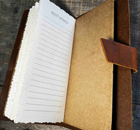 Leather Wine Log Memories Made Custom