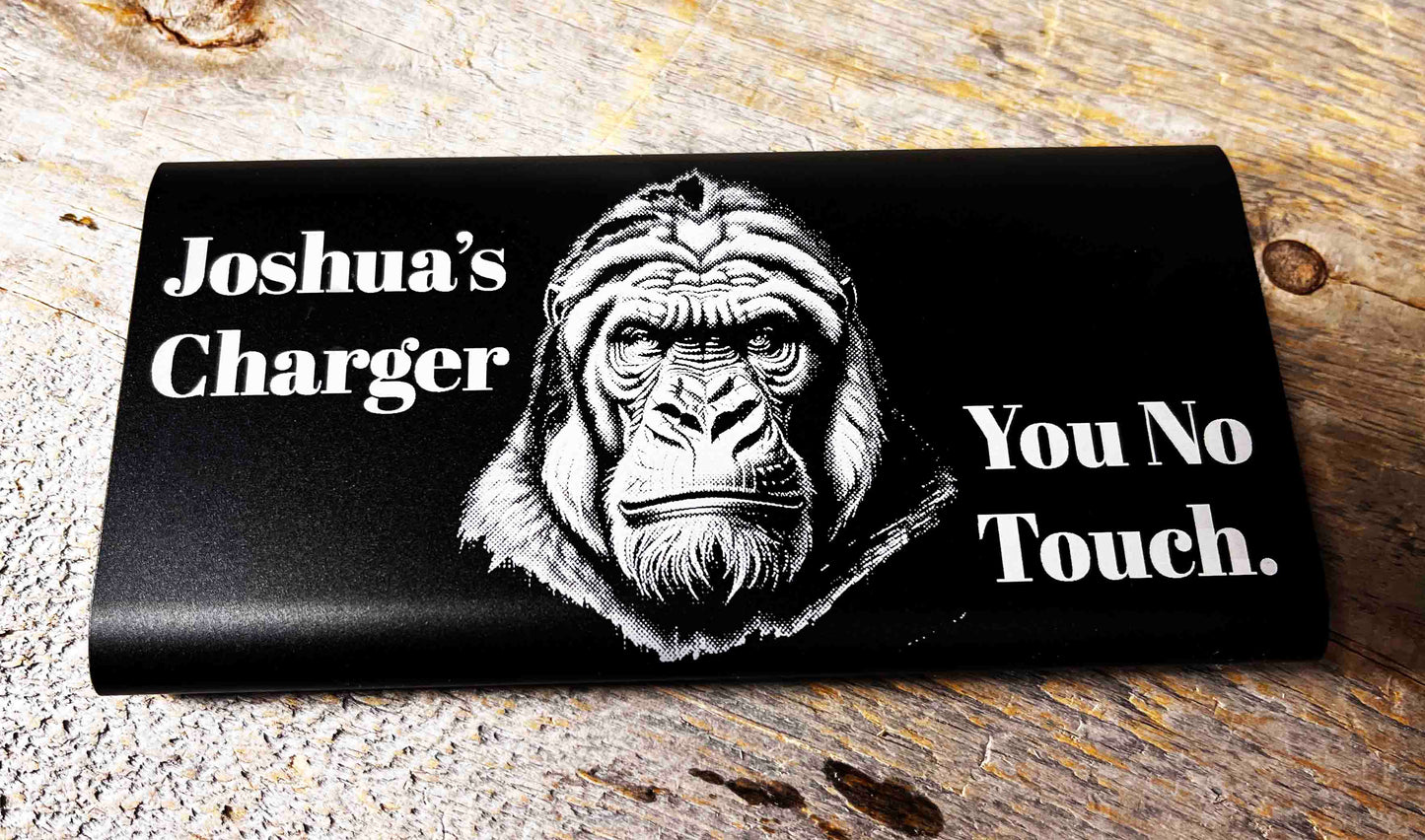 Customized Power Bank & Wireless Charger w/USB Power Cord Memories Made Custom