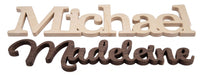 Custom Laser Cut Wooden Name Cards | Wedding Place Settings