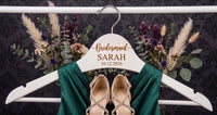 Personalized Wooden Wedding Hangers | Custom Bridal & Bridesmaid Hangers
