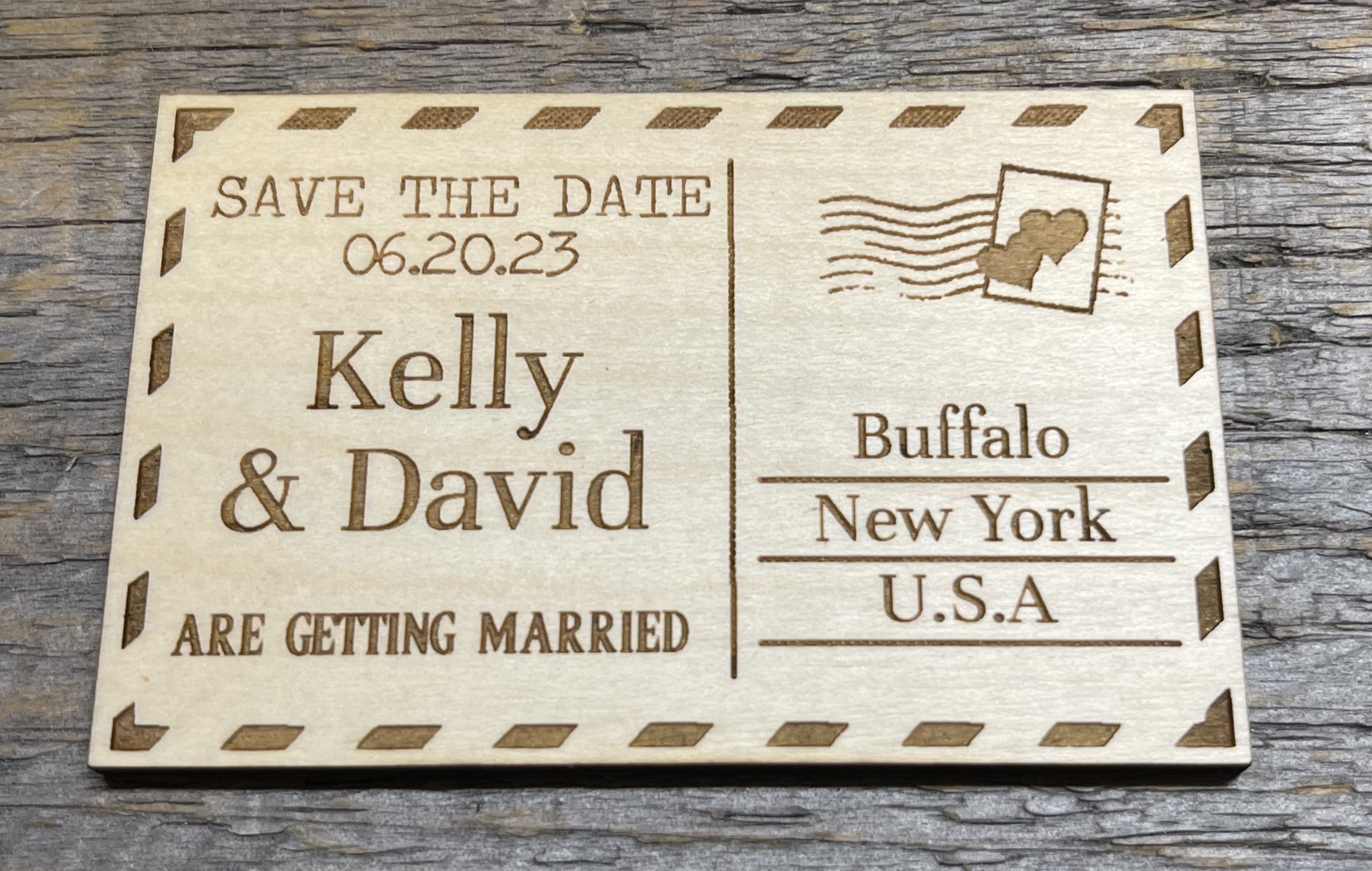 Aimants de réfrigérateur « Réservez la date »