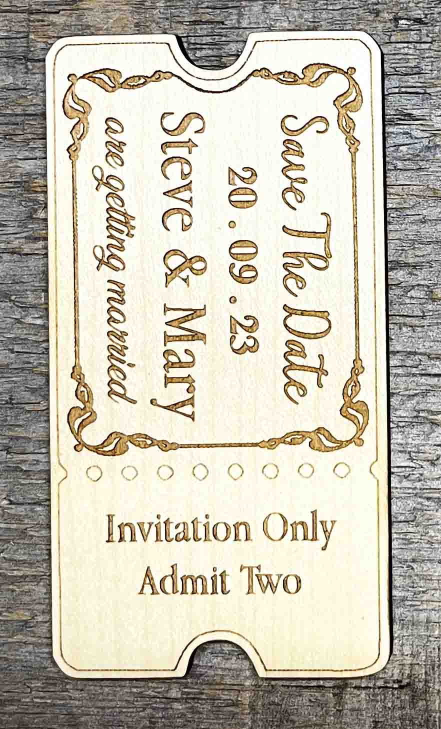 Aimants de réfrigérateur « Réservez la date »