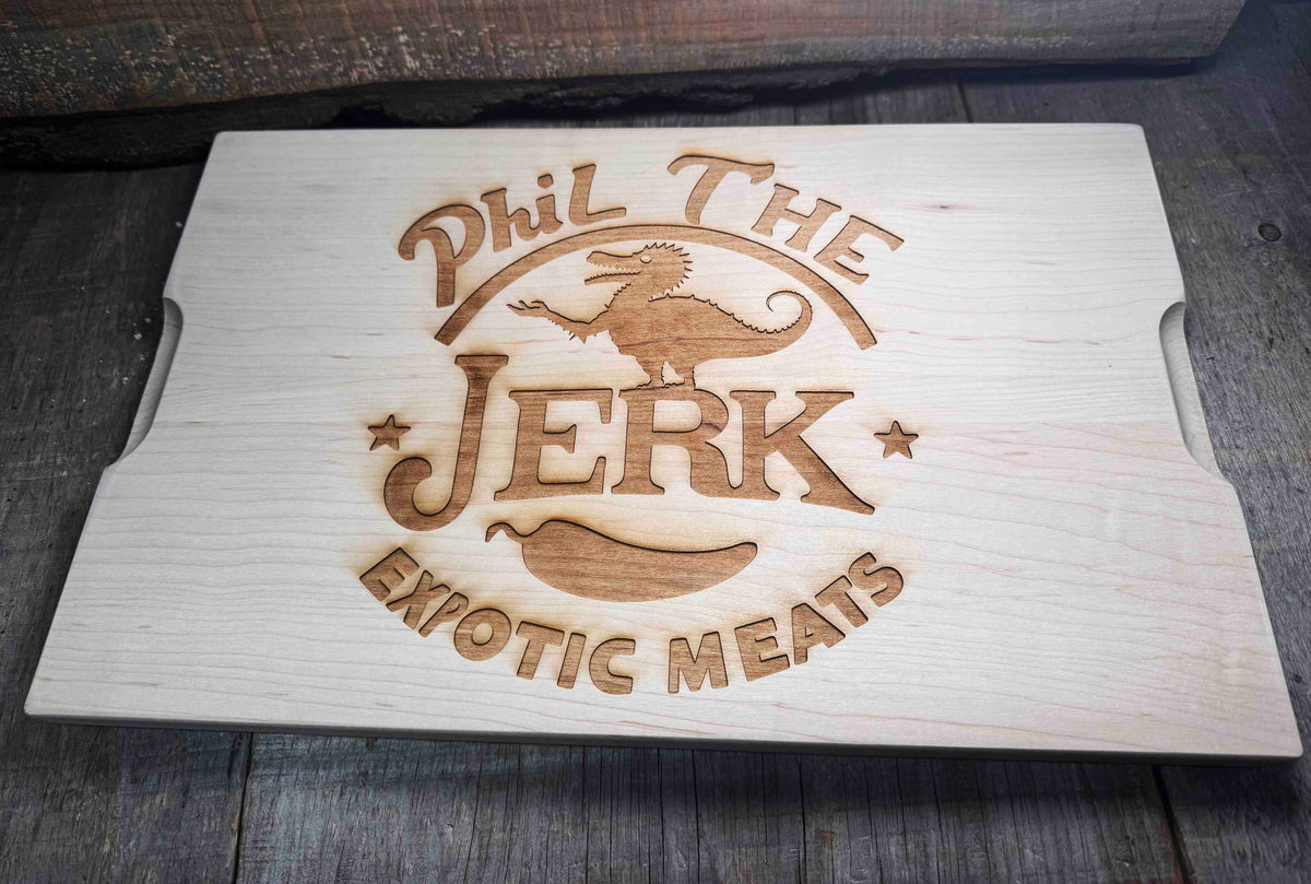 Custom Solid Maple Cutting Board - Your Design Memories Made Custom