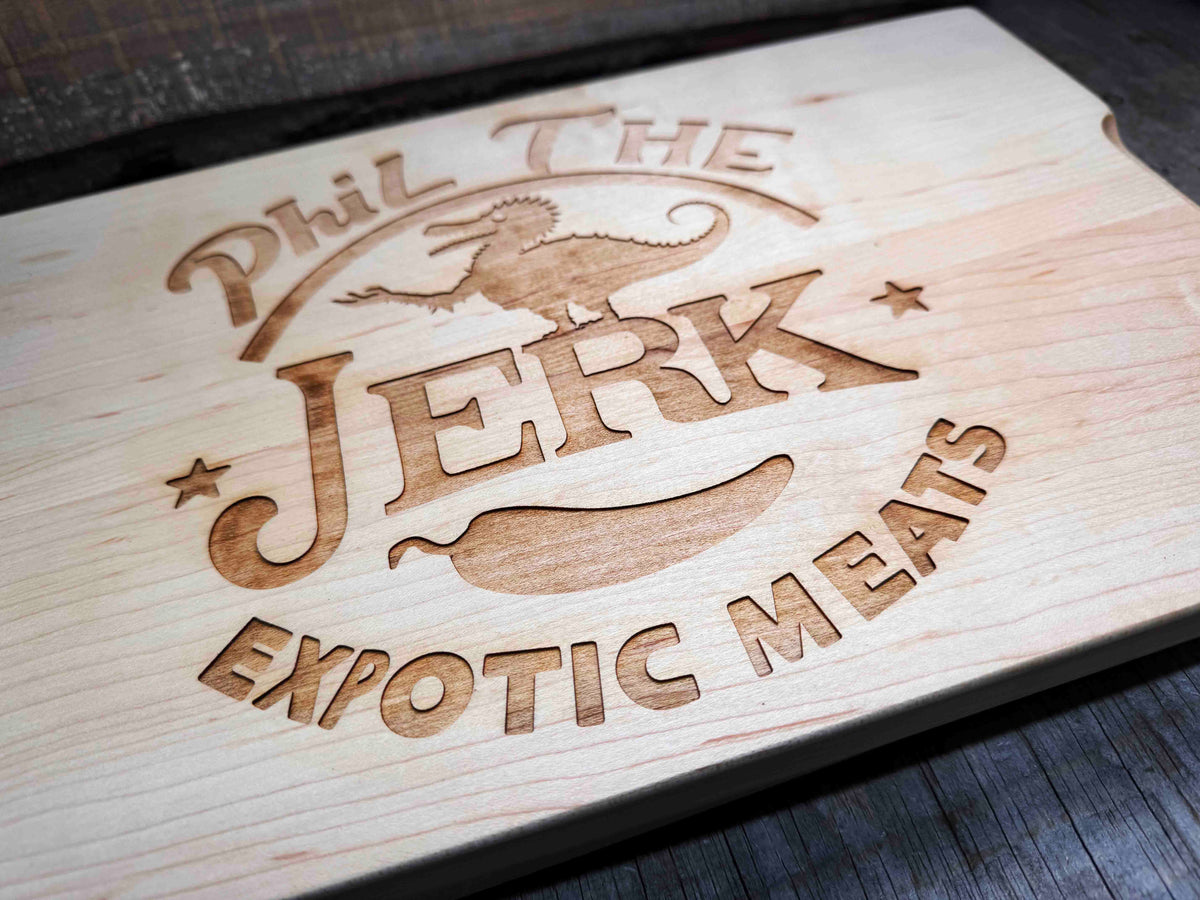 Custom Solid Maple Cutting Board - Your Design Memories Made Custom