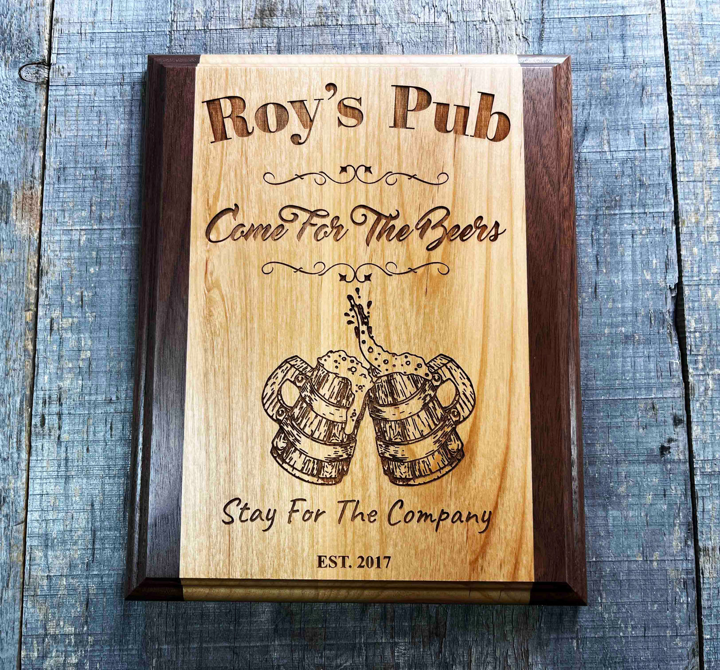 Wooden Plaque - Custom Engraved