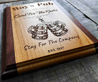 Wooden Plaque - Custom Engraved Memories Made Custom