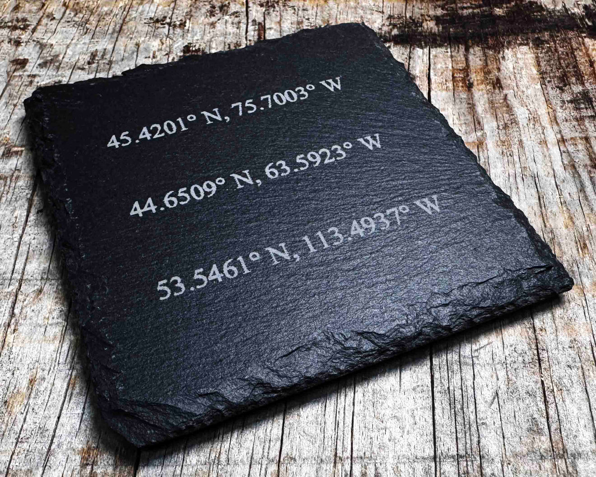 Slate Coaster Memories Made Custom