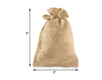Burlap Gift Bags with Drawstring - 3 x 5" Memories Made Custom