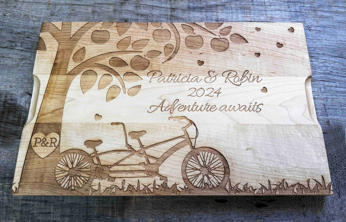 Custom Solid Maple Cutting Board Design 80 Memories Made Custom