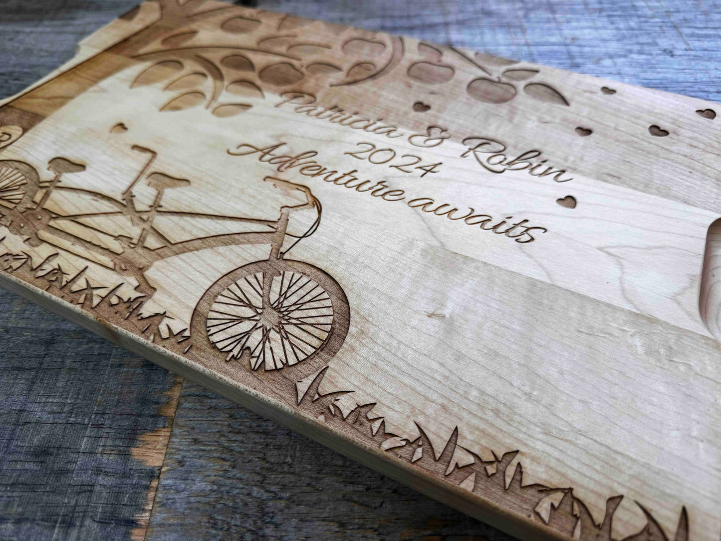 Custom Solid Maple Cutting Board Design 80