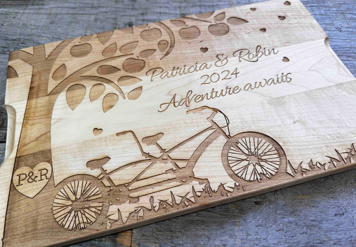 Custom Solid Maple Cutting Board Design 80 Memories Made Custom
