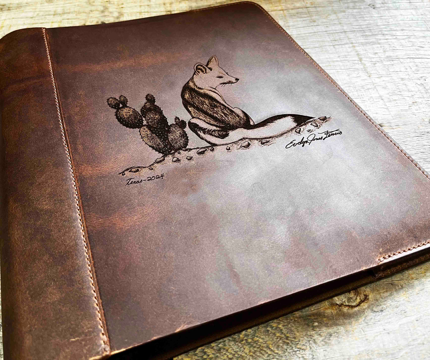 Binder Premium Leather Engraved