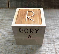 Baby Block -  Solid Maple Memories Made Custom
