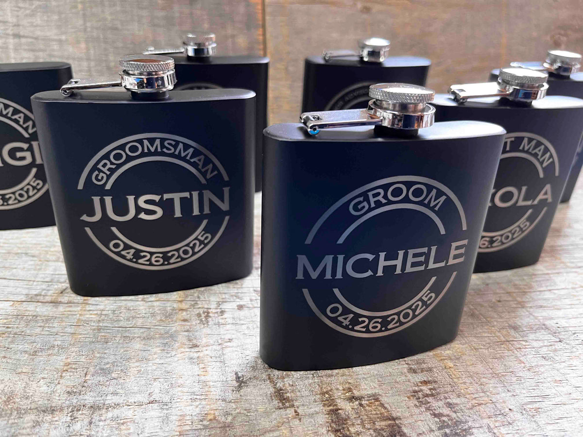 Custom Engraved Flask Design 40 Memories Made Custom
