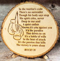 Tree Slice Plaque Memories Made Custom
