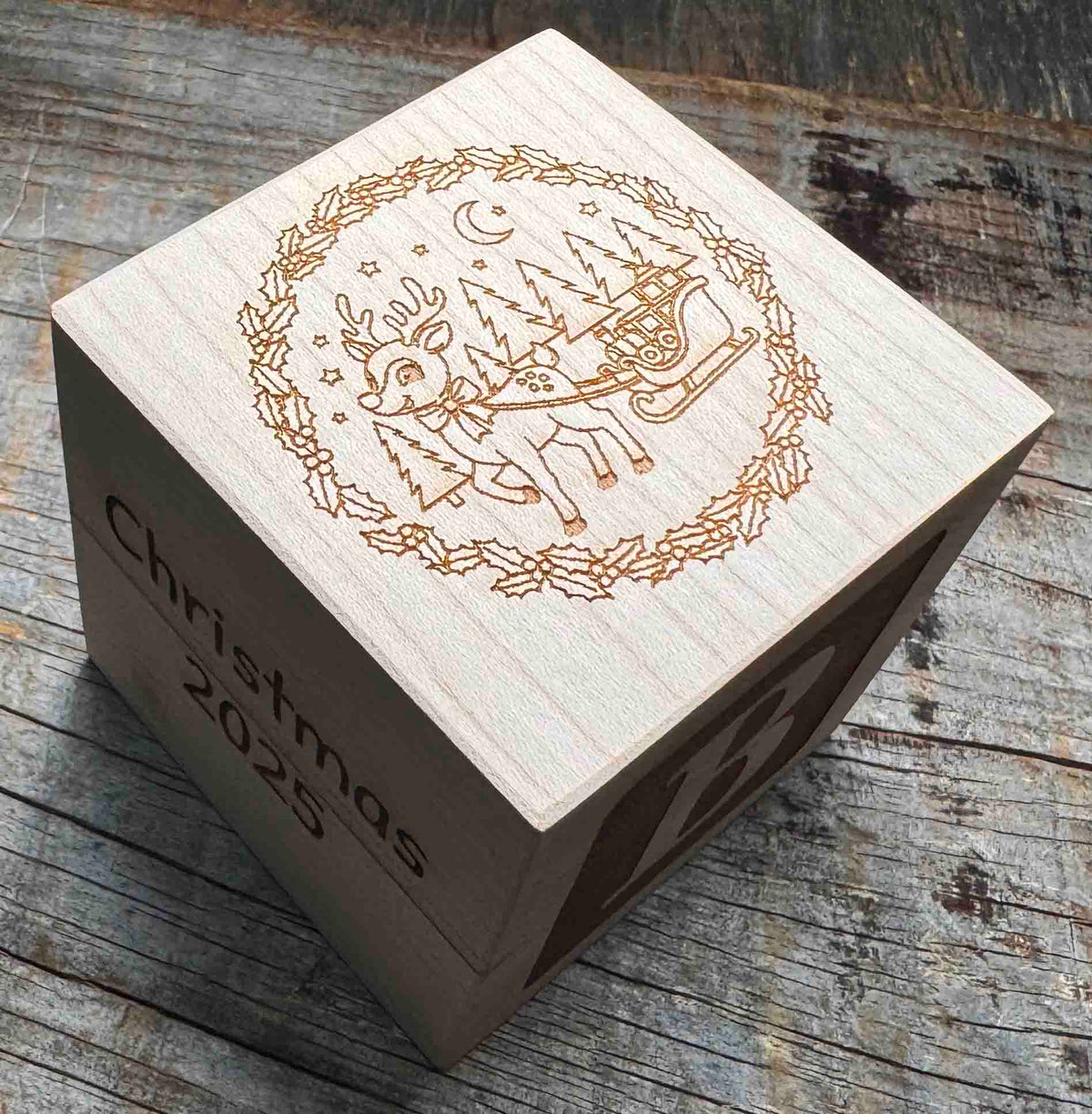 Baby Block - Solid Maple - Memories Made Custom
