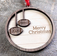 Custom Laser Engraved Wooden Christmas Ornament | Design Your Own | Canadian Made
