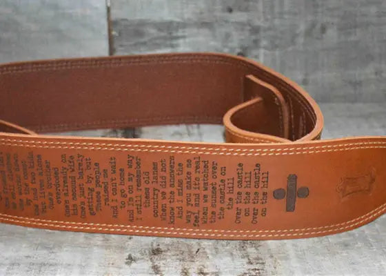 Strike a chord with a guitar strap designed just for you.