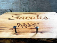 Live Edge Cherry Wood Key Keeper Memories Made Custom