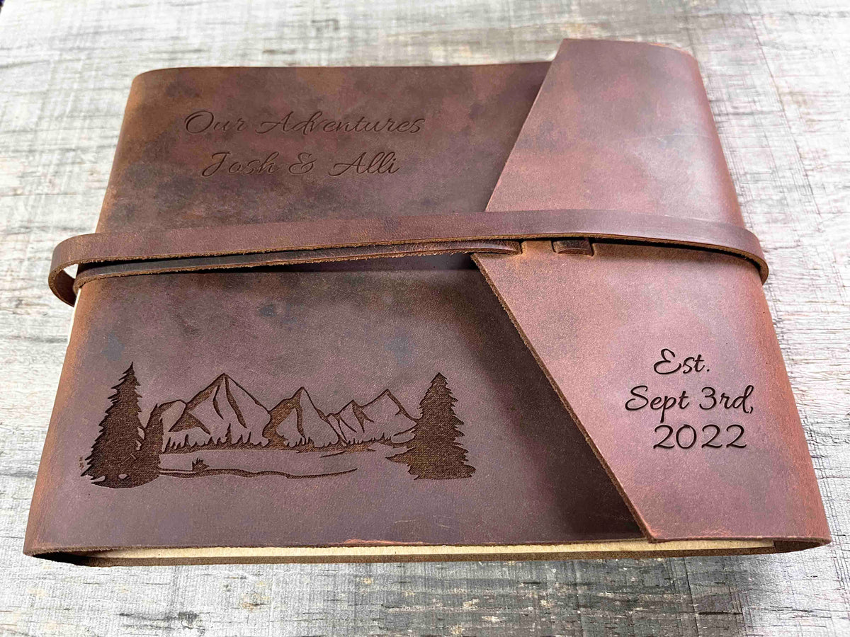 Leather Photo Album Memories Made Custom