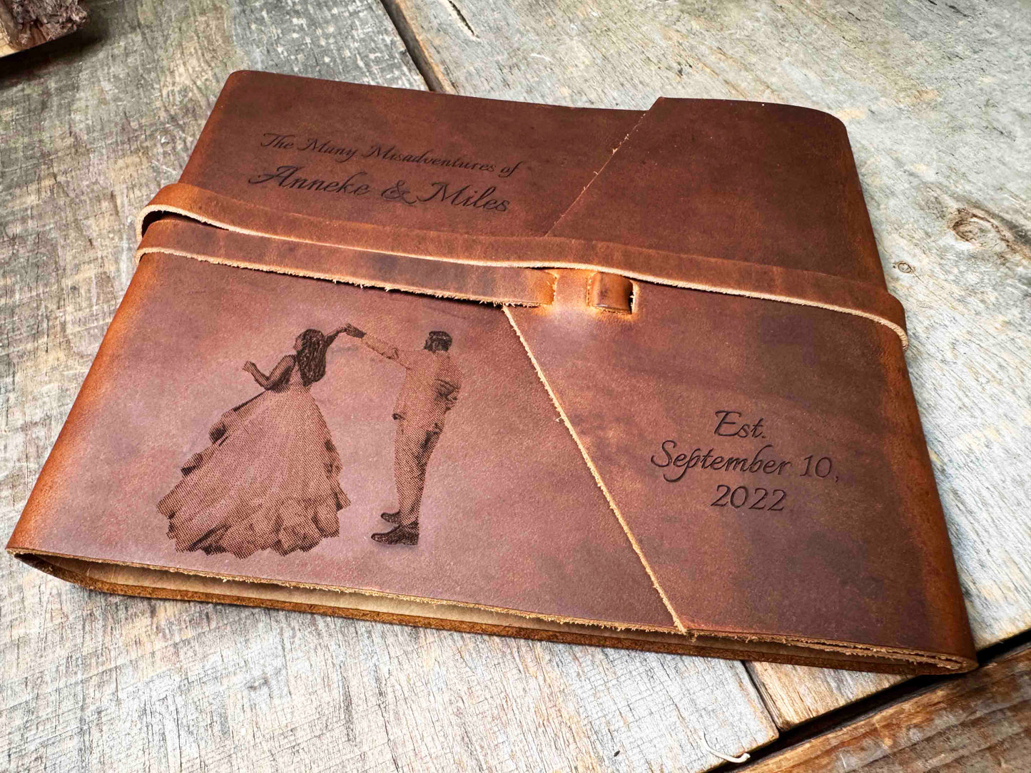 Leather Photo Album - Memories Made Custom