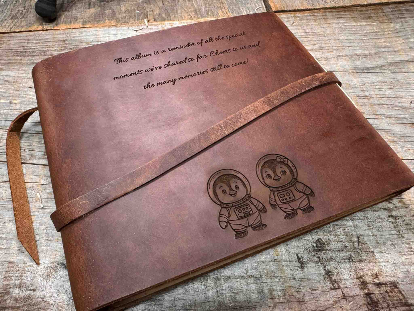 Leather Photo Album - Memories Made Custom