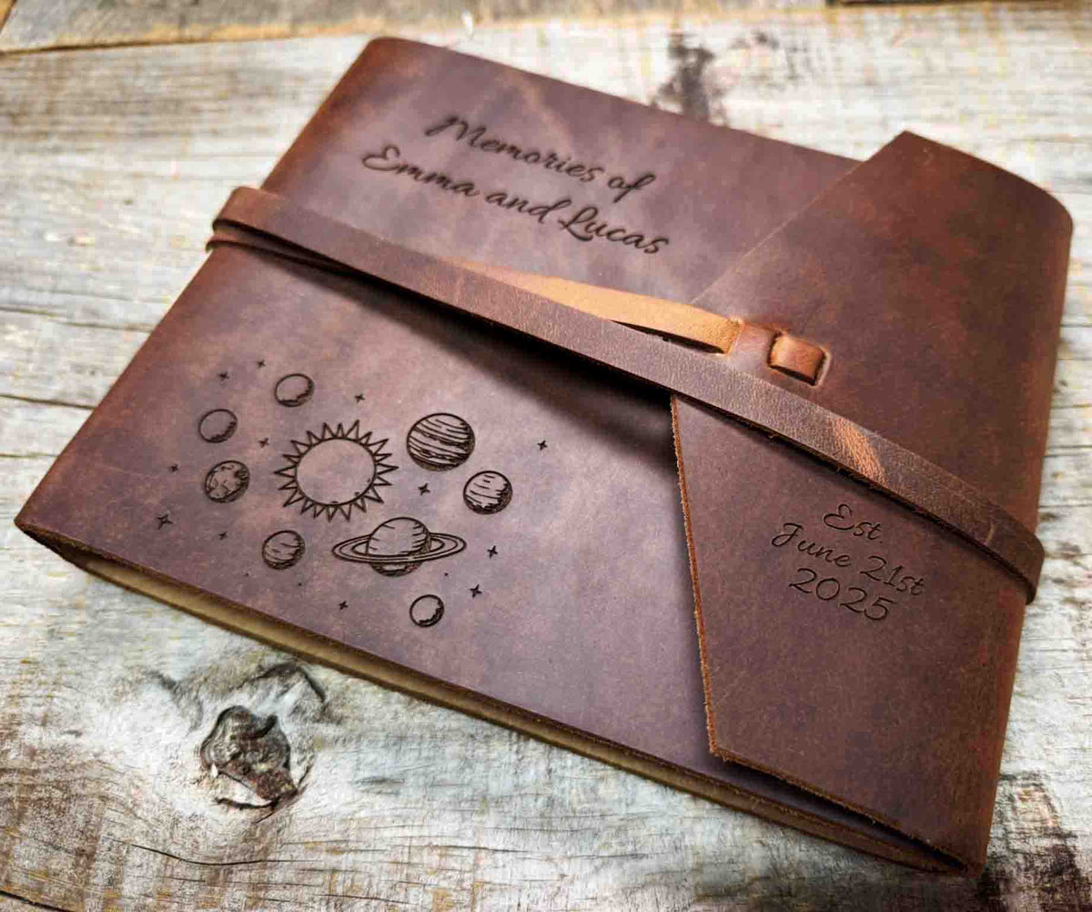 Leather Photo Album - Memories Made Custom