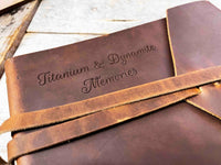 Leather Photo Album Memories Made Custom