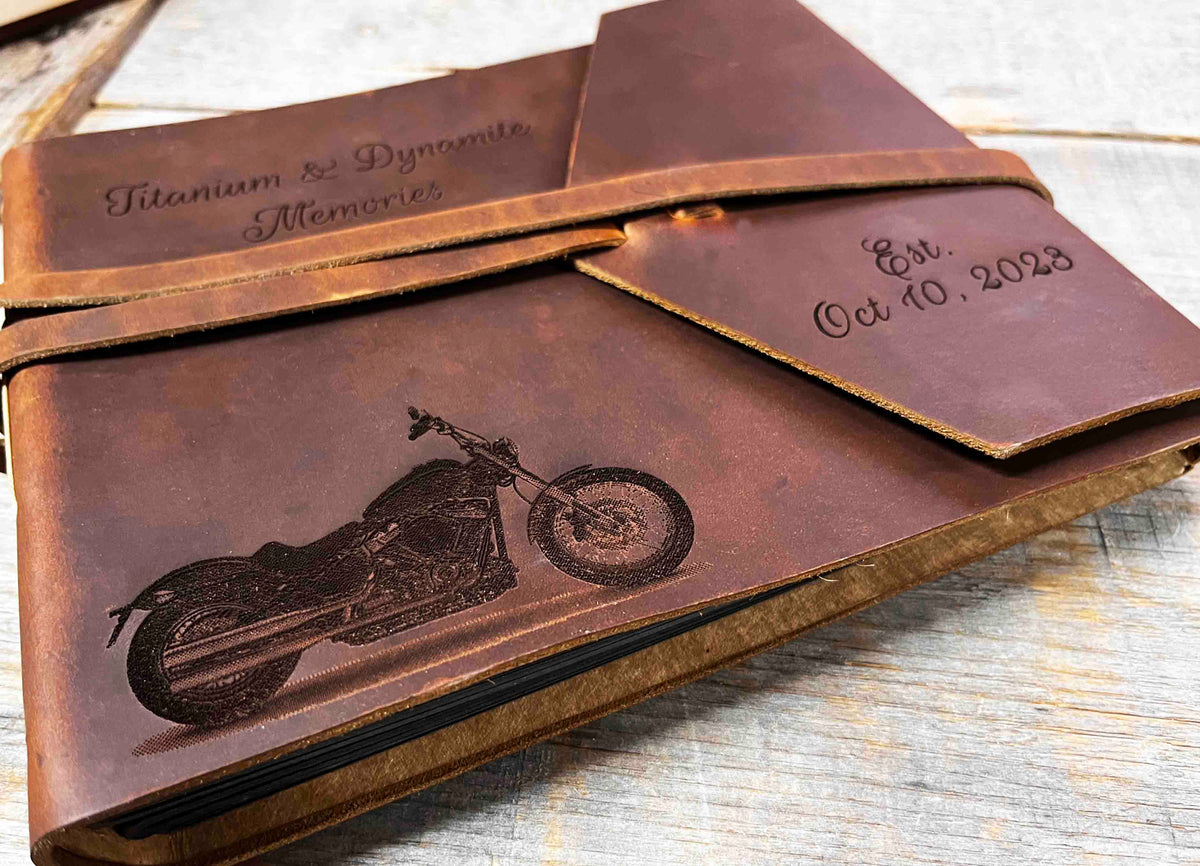 Leather Photo Album Memories Made Custom