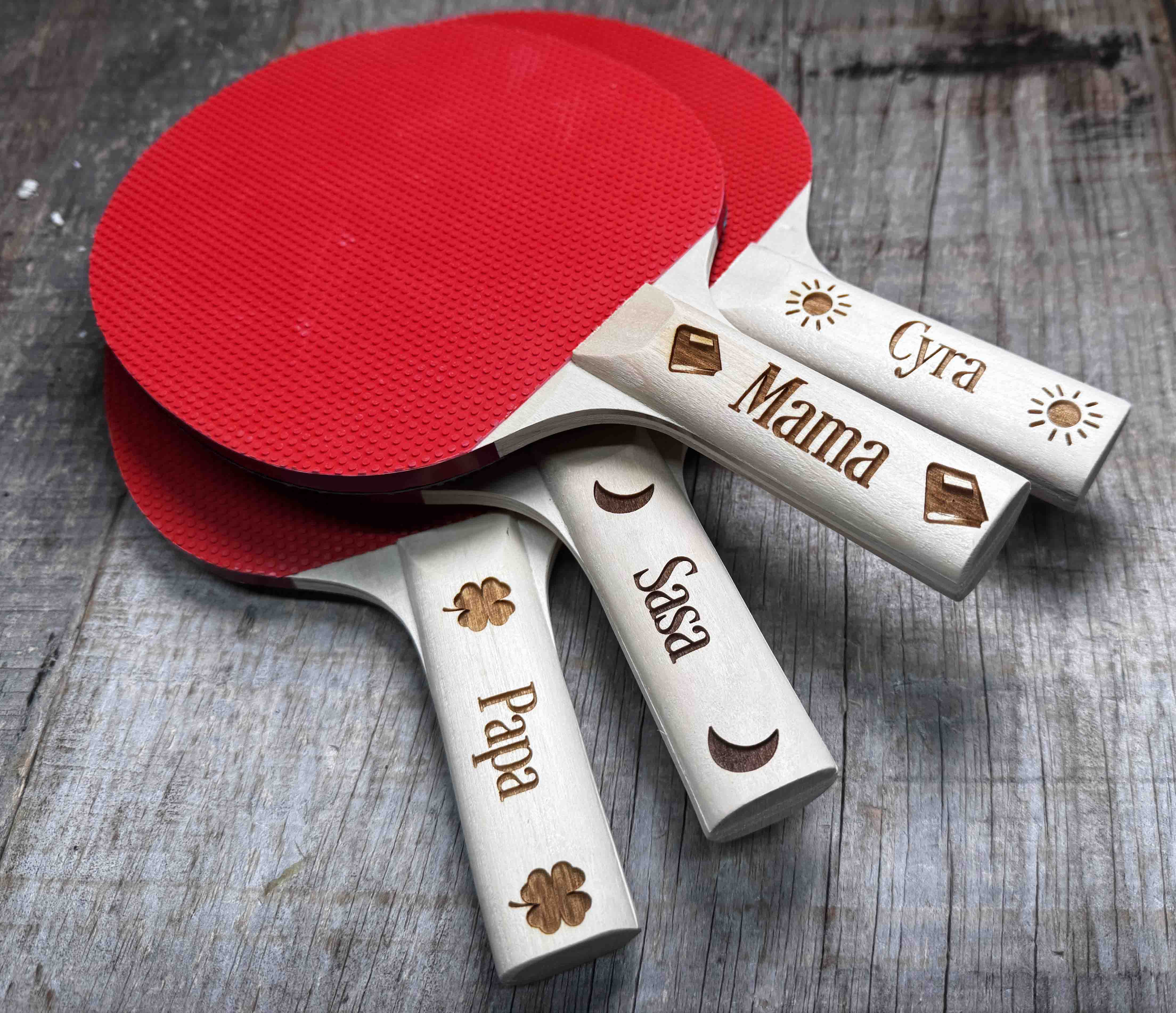 Custom Ping Pong Paddles