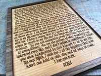 Dual Layer Wooden Plaque Memories Made Custom