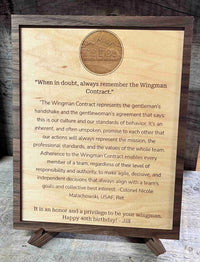 Dual Layer Wooden Plaque Memories Made Custom