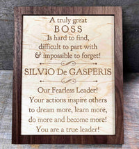 Dual Layer Wooden Plaque Memories Made Custom