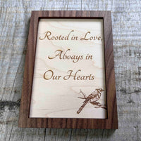 Dual Layer Wooden Plaque Memories Made Custom